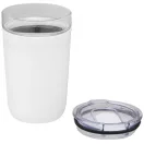 Cana de voiaj, Green Concept, 22FEB1146, 420 ml, 14.2xØ 8.8 cm, Sticla, Alb
