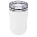 Cana de voiaj, Green Concept, 22FEB1146, 420 ml, 14.2xØ 8.8 cm, Sticla, Alb
