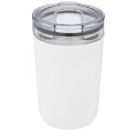   Cana de voiaj, Green Concept, 22FEB1146, 420 ml, 14.2xØ 8.8 cm, Sticla, Alb