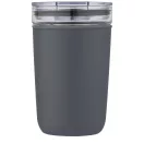 Cana de voiaj, 420 ml, Everestus, 2601E12833, 14.2xØ8.8 cm, Sticla, Plastic, Gri