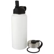   Termos, Everestus, 22FEB1226, 1000 ml, 25.3xØ 11 cm, Otel, Polipropilena, Alb