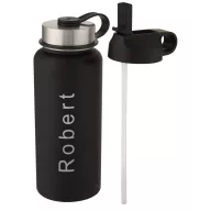   Termos, Everestus, 22FEB1227, 1000 ml, 25.3xØ 11 cm, Otel, Polipropilena, Negru