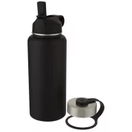   Termos, Everestus, 22FEB1227, 1000 ml, 25.3xØ 11 cm, Otel, Polipropilena, Negru
