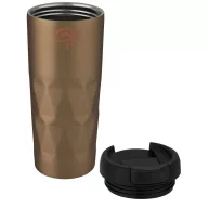   Cana termos, Everestus, 42FEB232451, 450 ml, 18.4x8.05x8.35 cm, Otel, Polipropilena, Silicon, Auriu Rose