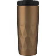   Cana termos, Everestus, 42FEB232451, 450 ml, 18.4x8.05x8.35 cm, Otel, Polipropilena, Silicon, Auriu Rose