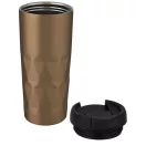 Cana termos, Everestus, 42FEB232451, 450 ml, 18.4x8.05x8.35 cm, Otel, Polipropilena, Silicon, Auriu Rose