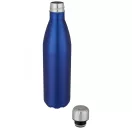 Termos, Everestus, 22FEB1201, 750 ml, 31.8xØ 8 cm, Otel, Polipropilena, Silicon, Albastru