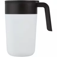   Cana termos, Everestus, 42FEB232446, 400 ml, 12.1x8.5x14 cm, Polipropilena, Otel, Alb