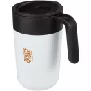 Cana termos, Everestus, 42FEB232446, 400 ml, 12.1x8.5x14 cm, Polipropilena, Otel, Alb
