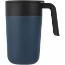 Cana termos, Everestus, 42FEB232447, 400 ml, 12.1x8.5x14 cm, Polipropilena, Otel, Albastru Dark