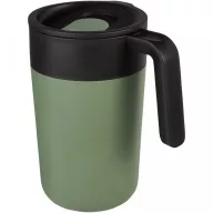   Cana termos, Everestus, 42FEB232448, 400 ml, 12.1x8.5x14 cm, Polipropilena, Otel, Verde Heather