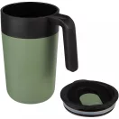 Cana termos, Everestus, 42FEB232448, 400 ml, 12.1x8.5x14 cm, Polipropilena, Otel, Verde Heather