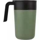 Cana termos, Everestus, 42FEB232448, 400 ml, 12.1x8.5x14 cm, Polipropilena, Otel, Verde Heather