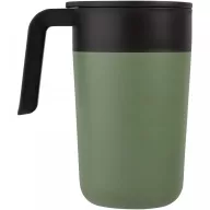   Cana termos, Everestus, 42FEB232448, 400 ml, 12.1x8.5x14 cm, Polipropilena, Otel, Verde Heather