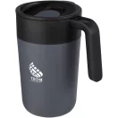 Cana de voiaj, 400 ml, Everestus, 2601E13036, 12.1x14x8.5 cm, Polipropilena, Otel, Gri