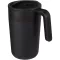 Cana de voiaj, 400 ml, Everestus, 2601E13035, 12.1x14x8.5 cm, Polipropilena, Otel, Negru