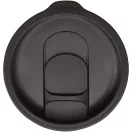 Cana de voiaj, 400 ml, Everestus, 2601E13035, 12.1x14x8.5 cm, Polipropilena, Otel, Negru