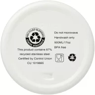  Termos 500 ml, 2401E15077, Everestus, 26.4xØ7.05 cm, Otel, Alb