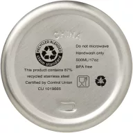   Termos 500 ml, 2401E15080, Everestus, 26.4xØ7.05 cm, Otel, Argintiu