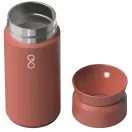 Sticla termos, Ocean Bottle, 2610E19310, 350 ml, 17xØ6.8 cm, Otel inoxidabil, Plastic, Rosu Brick