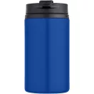 Cana de voiaj, Everestus, 2610E18493, 250 ml, 14.5x7.3 cm, Otel inoxidabil, Polipropilena, Albastru Royal