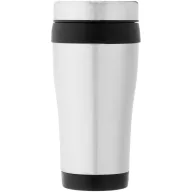   Cana termos 410 ml, Everestus, 2601E12899, 8.6x17.9x8.6xØ7.6 cm, Otel, Plastic, Negru