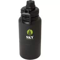   Termos 840 ml, 2401E14649, Everestus, 9.6x23.15x9.6xØ5.25 cm, Otel, Polipropilena, Negru