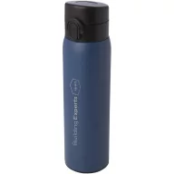   Sticla termos 450 ml, Everestus, 2601E13216, 6.9x21.4x6.9xØ6.5 cm, Otel, Polipropilena, Albastru Ocean