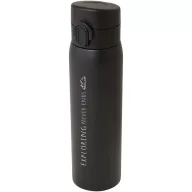   Sticla termos 450 ml, Everestus, 2601E13217, 6.9x21.4x6.9xØ6.5 cm, Otel, Polipropilena, Negru
