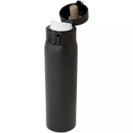   Sticla termos 450 ml, Everestus, 2601E13217, 6.9x21.4x6.9xØ6.5 cm, Otel, Polipropilena, Negru