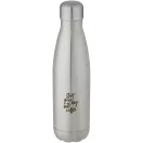 Sticla termos 500 ml, Everestus, 2601E12870, 7.1x27x7.1xØ7.1 cm, Otel, Polipropilena, Argintiu