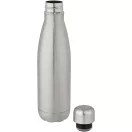 Sticla termos 500 ml, Everestus, 2601E12870, 7.1x27x7.1xØ7.1 cm, Otel, Polipropilena, Argintiu