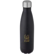   Sticla termos 500 ml, Everestus, 2601E12869, 7.1x27x7.1xØ7.1 cm, Otel, Polipropilena, Negru