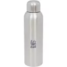 Sticla de apa sport 820 ml, 2401E14685, Everestus, 7.2x24.6x7.2xØ7.2 cm, Otel, Polipropilena, Argintiu