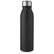   Sticla de apa 720 ml, Everestus, 2601E12929, 6.8x24.9x6.8xØ6.8 cm, Otel, Polipropilena, Negru