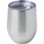 Cana de voiaj, 350 ml, Everestus, 2601E12866, 11.42x8.9xØ5.8 cm, Otel, Argintiu
