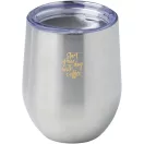 Cana de voiaj, 350 ml, Everestus, 2601E12866, 11.42x8.9xØ5.8 cm, Otel, Argintiu