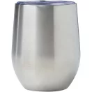 Cana de voiaj, 350 ml, Everestus, 2601E12866, 11.42x8.9xØ5.8 cm, Otel, Argintiu
