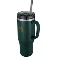   Cana termos 1200 ml, Everestus, 2601E12989, 13.8x26.1x10xØ10 cm, Plastic, Otel, Verde