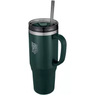   Cana termos 1200 ml, Everestus, 2601E12989, 13.8x26.1x10xØ10 cm, Plastic, Otel, Verde