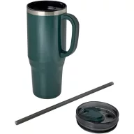   Cana termos 1200 ml, Everestus, 2601E12989, 13.8x26.1x10xØ10 cm, Plastic, Otel, Verde