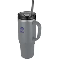   Cana termos 1200 ml, Everestus, 2601E12990, 13.8x26.1x10xØ10 cm, Plastic, Otel, Gri