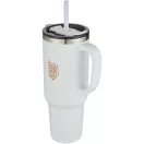 Cana de voiaj 1200 ml, 2410E23814, Everestus, 14 x 26.5 x 7.5 x ø 10 cm, Otel, Alb