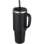 Cana termos 1200 ml, Everestus, 2601E13239, 14x26.5x7.5xØ10 cm, Otel, Negru
