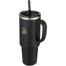 Cana termos 1200 ml, Everestus, 2601E13239, 14x26.5x7.5xØ10 cm, Otel, Negru