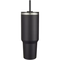   Cana termos 1200 ml, Everestus, 2601E13239, 14x26.5x7.5xØ10 cm, Otel, Negru