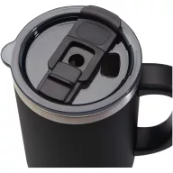   Cana termos 1200 ml, Everestus, 2601E13239, 14x26.5x7.5xØ10 cm, Otel, Negru