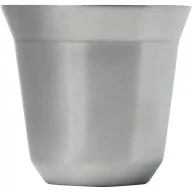   Set 2 cesti espresso, 80 ml, 2410E25556, Everestus, 6.2 x 6 x 6.2 x ø 6.2 cm, Otel, Argintiu