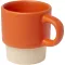 Ceasca espresso, 130 ml, 2410E25608, Everestus, 7.1 x 5 cm, Ceramica, Portocaliu