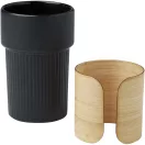 Cana 340 ml, 2410E23780, Everestus, 11.7 x 6.4 cm, Gresie, Negru